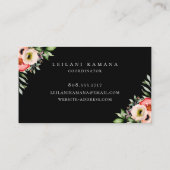 エレガントフローラ名刺 名刺 (裏面)