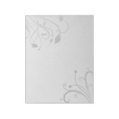 エレガントフローラ図形イラストレーション – メモ帳 (回転)