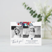 エレガントフローラ大学院写感謝してい ポストカード (スタンド正面)