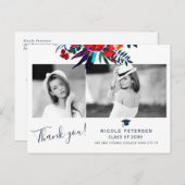 エレガントフローラ大学院写感謝してい ポストカード (正面/裏面)