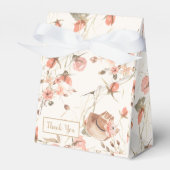 エレガントフローラ女性のカーボーイブライダルシャワー優先ボックス フェイバーボックス (正面サイド)