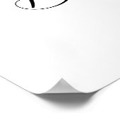 エレガントフローラ女性のカーボーイブーツブライダルシャワーへようこそ ポスター (角)