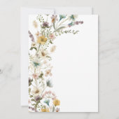 エレガントフローラ婚約 招待状 (裏面)