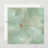 エレガントフローラ引用文フラットカード (正面/裏面)