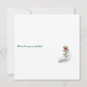 エレガントフローラ引用文フラットカード (裏面)