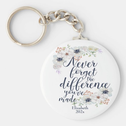 エレガントフローラ忘れ違い キーホルダー (正面)