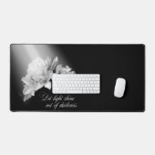 エレガントフローラ感動的スピリチュアル デスクマット (キーボード&マウス)