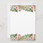 エレガントフローラ春 招待状 (裏面)