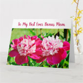 エレガントフローラ最高のボーナス母の日に母 カード (黄色い花)