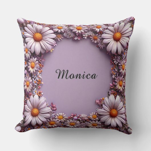 エレガントフローラ枠 クッション (正面)