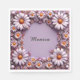 エレガントフローラ枠 スタンダードランチョンナプキン