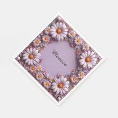 エレガントフローラ枠 スタンダードランチョンナプキン (角)