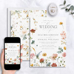 エレガントフローラ植物用水彩画結婚素 招待状<br><div class="desc">庭園の結婚式お祝いのトーンを設定するための完璧な方法を紹介します。私たちのエレガントフローラ植物水カラースクリプト結婚式招待状!ブライダルモダンシャワーの招待エレガントは、繊細なピンク、マスタードイエロー、ライトブルー、燃えたオレンジ色の水色のフローラ植物学を特徴とする美しいフラットレイスタイルグラフィックで設計されている。この招はっきりした待のデザインは美しい書道によってバランスが取れてモダンいる。あなたはすべての詳細でそれを簡単にパーソナライズ結婚することができる。お客様は、これらの招待状を見つけるために封筒を開けると喜んでい素晴らしる！各カードの後ろに息を飲むマッチフローラの植物模様を見つけるだろう離れ、すべてのゲストに永続的な印象を与え、あなたの大きな一日のための完璧な気分を設定する。この豪華なエレガントフローラボタニカルウォーター色のスクリプト結婚式招待状を忘れられないイベントを作成する最初のステップにしなさい！一致連絡製品の設計者。著作権スリッジデザイン株式会社のエレガント招待状、すべての権利を留保。</div>