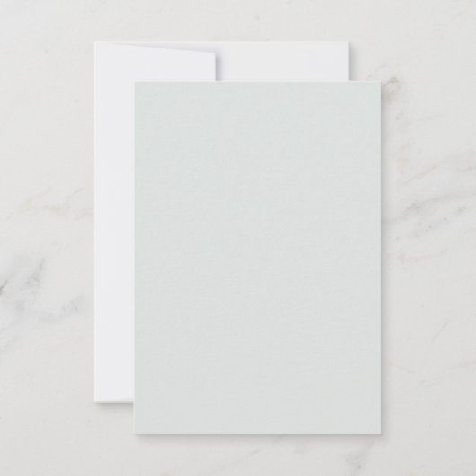 エレガントフローラ植物葉植物結婚病 出欠カード (裏面)