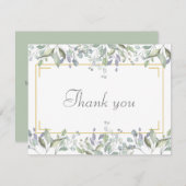 エレガントフローラ業務サンキューカード サンキューカード (正面/裏面)