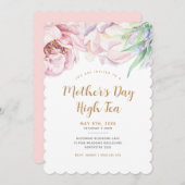 エレガントフローラ母の日招待状 招待状 (正面/裏面)