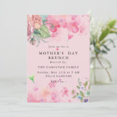エレガントフローラ母の日 招待状 (スタンド正面)