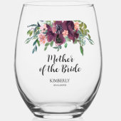 エレガントフローラ母 ステムなしワイングラス