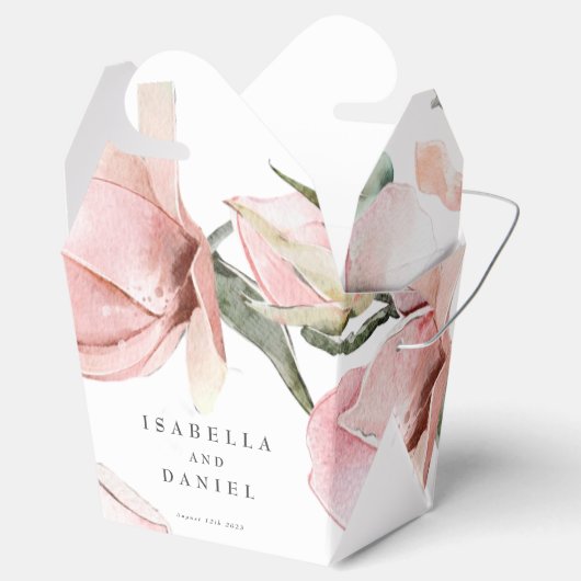 エレガントフローラ水カラーマグノリア結婚ズ フェイバーボックス (オープン)