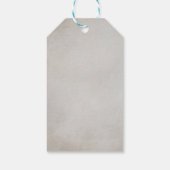 エレガントフローラ水彩サンキューラベル ギフトタグ (裏面)