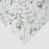 エレガントフローラ水彩ブルーティッシュペーパー 薄葉紙 (詳細)