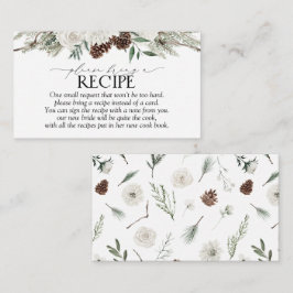 エレガントフローラ水彩下さいレシピ エンクロージャーカード