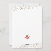 エレガントフローラ水彩写真 シーズンカード (裏面)