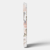 エレガントフローラ水彩葉モノグラ素朴ム Case-Mate iPhoneケース (裏面 / 左)