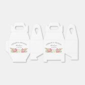 エレガントフローラ水結婚色の白 フェイバーボックス (折り畳みなし)