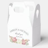 エレガントフローラ水結婚色の白 フェイバーボックス (オープン)