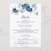 エレガントフローラ水結婚色の詳細 エンクロージャーカード (正面)