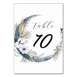 エレガントフローラ水結婚色 テーブルナンバー