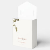 エレガントフローラ水色カップルイニシャル結婚ズ フェイバーボックス (オープン)