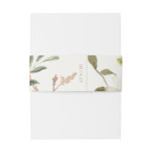 エレガントフローラ水色カップルイニシャル結婚ズ 招待状ベリーバンド (裏面例)