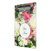 エレガントフローラ水色 ミニクリップボード (アングル2)