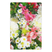 エレガントフローラ水色 ミニクリップボード (裏面)