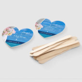 エレガントフローラ海ビーチサマー結婚ズ ハンドファン (組立なし)