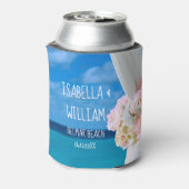 エレガントフローラ海ビーチサマー結婚ズ 缶クーラー (缶裏面)