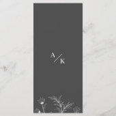 エレガントフローラ煙グレ結婚イのメニュー メニュー (裏面)