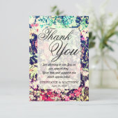 エレガントフローラ照多彩合パターン サンキューカード (スタンド正面)