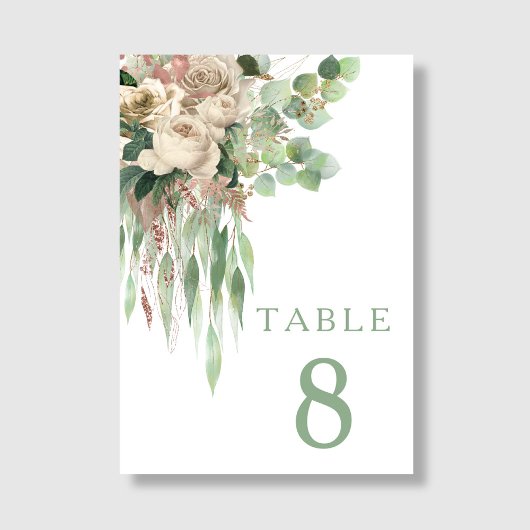 エレガントフローラ牡丹結婚の テーブルナンバー