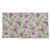 エレガントフローラ独身のピローケース – ソフト&スタイリッシュ 枕カバー (裏面)