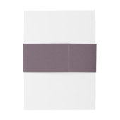 エレガントフローラ白デイジーモノグラ結婚ム 招待状ベリーバンド (裏面例)