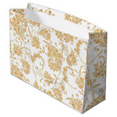 エレガントフローラ白金ゴールド ラージペーパーバッグ (裏面アングル)