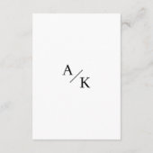 エレガントフローラ白黒結婚詳細 エンクロージャーカード (裏面)