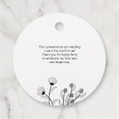 エレガントフローラ白黒 フェイバータグ (裏面)