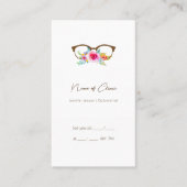 エレガントフローラ眼鏡目アポイントメント 名刺 (正面)