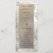 エレガントフローラ秋の結婚平坦な計画 プログラム (正面)