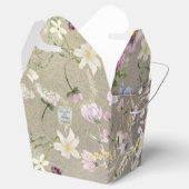 エレガントフローラ秋結婚の フェイバーボックス (オープン)