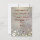 エレガントフローラ秋結婚サンキューカード サンキューカード (正面)